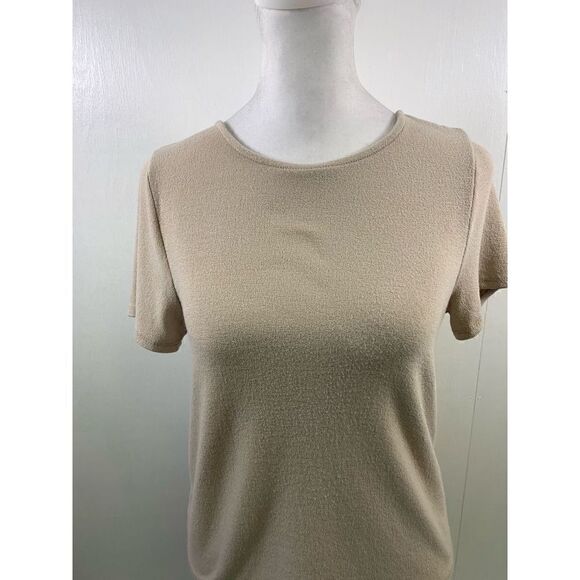 Alya Beige Open Back Wrap Blouse - Picture 3 of 11